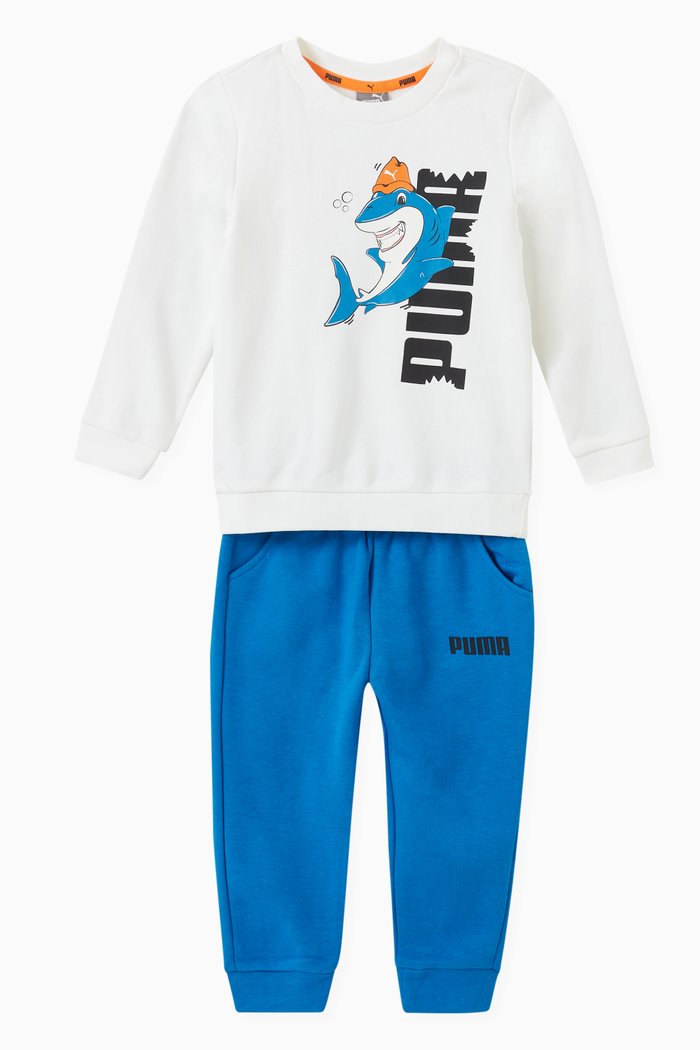 

Lil PUMA Tracksuit in Cotton Fleece, Multicolour