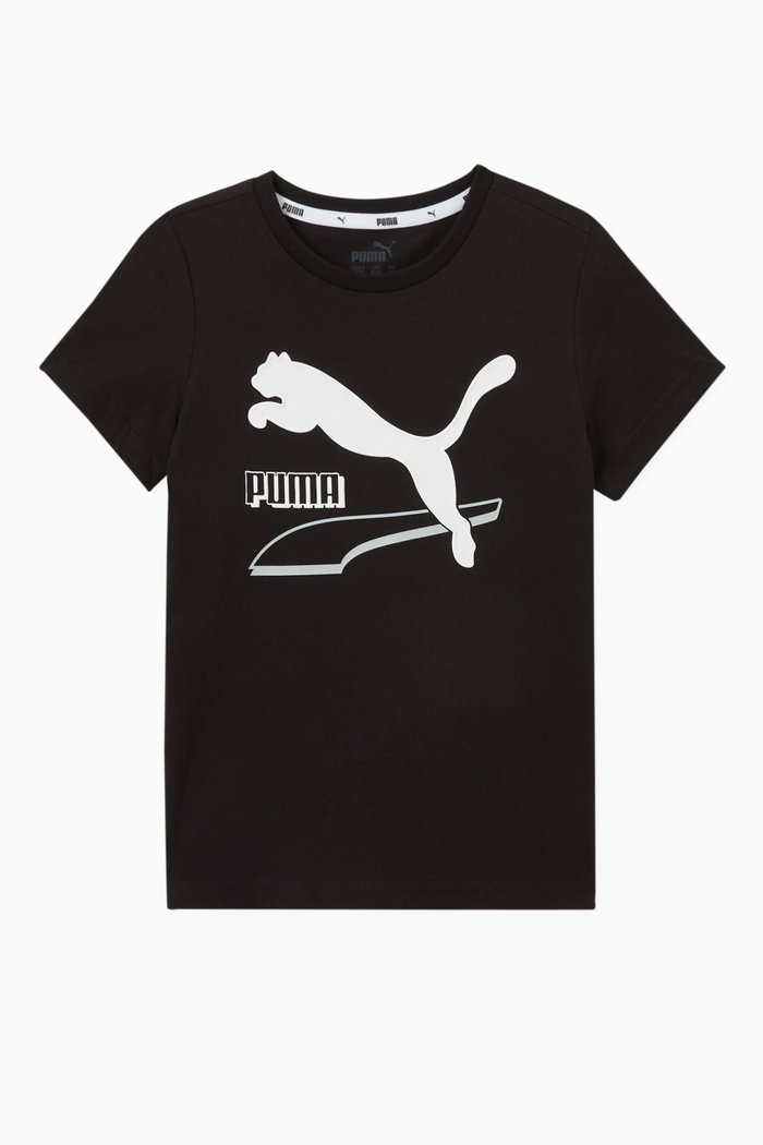 

PUMA Alpha T-shirt in Jersey, Black
