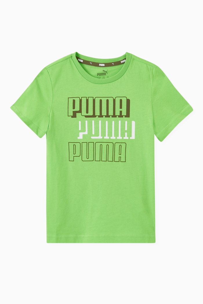 

PUMA Alpha T-shirt in Jersey, Green