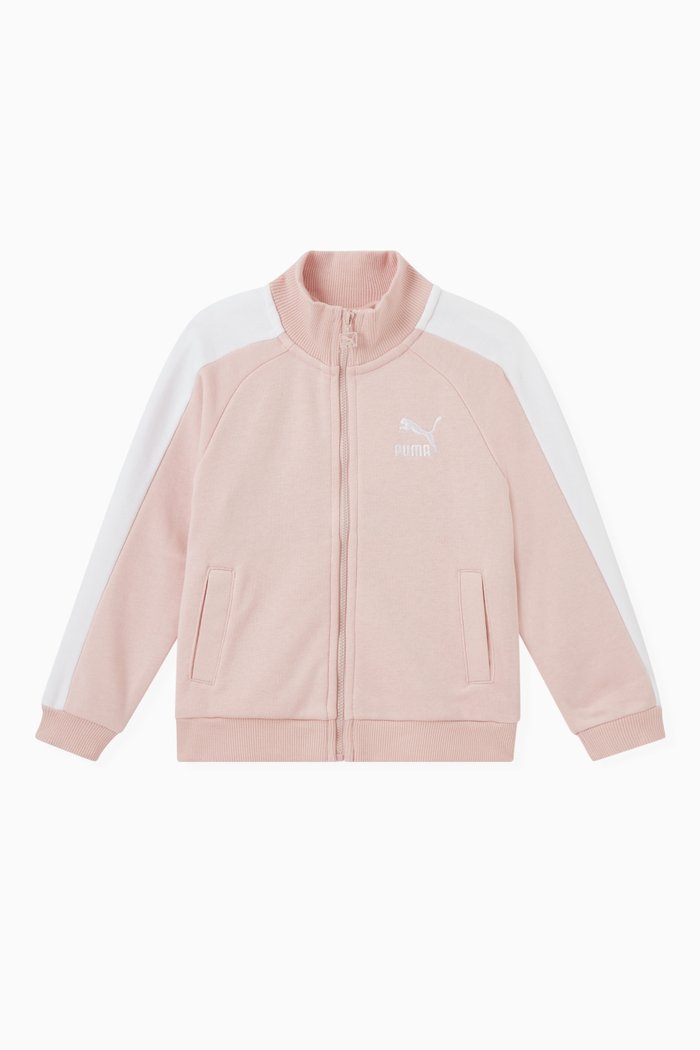 

Classics T7 Track Jacket in Jersey, Pink