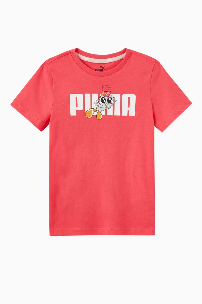 

Lil PUMA T-shirt in Cotton Jersey, Pink