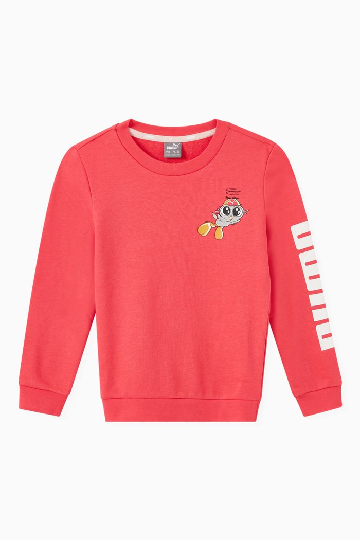 

Lil PUMA Sweatshirt in French Terry, Pink