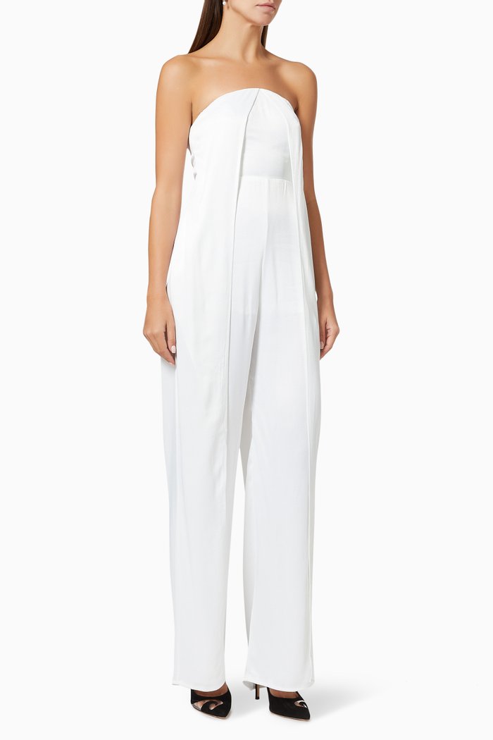 

Natasha Front Slit Jumpsuit, White