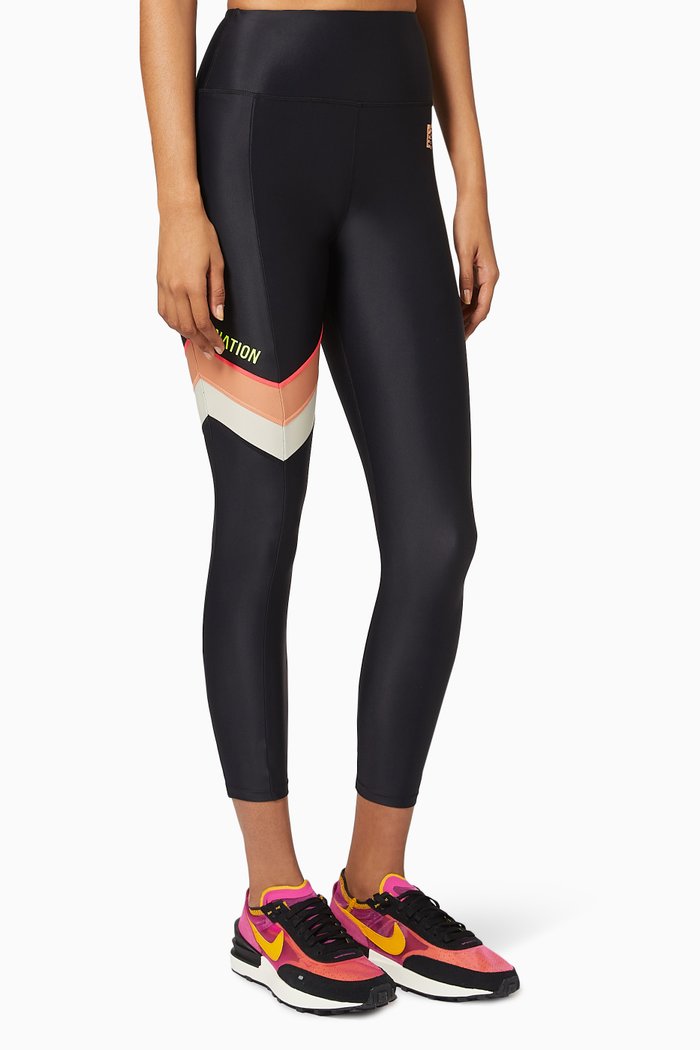 

Momentum Leggings in Recycled Nylon, Black