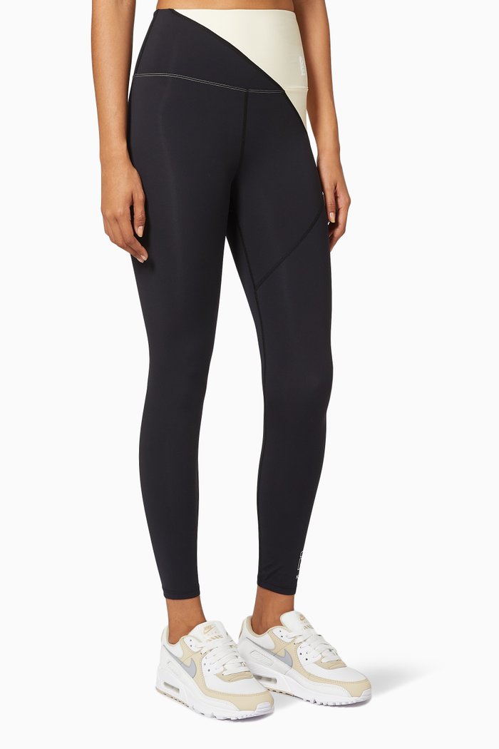 

Stability Leggings in Recycled Nylon, Black