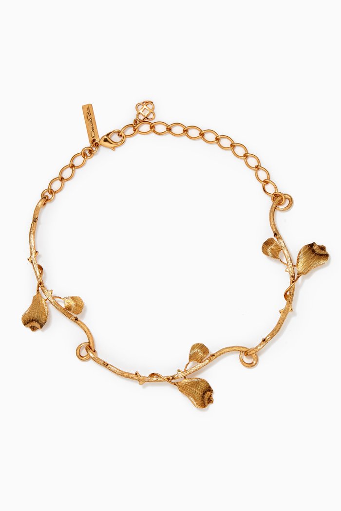 

Branch & Thorn Necklace, Gold
