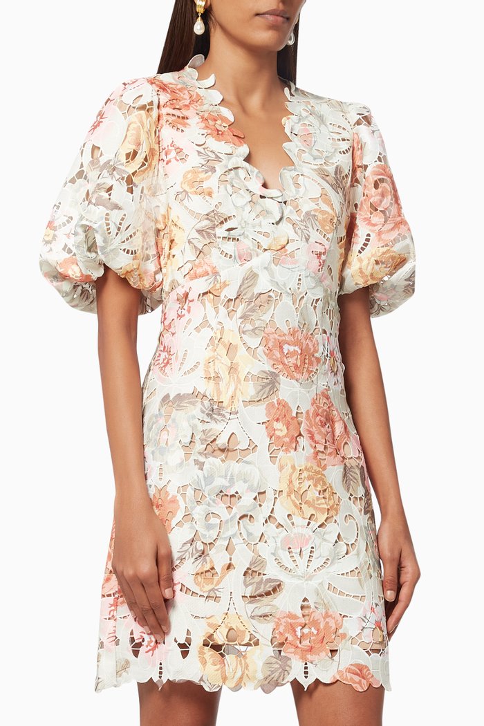 

Charlee Dress in Lace, Multicolour