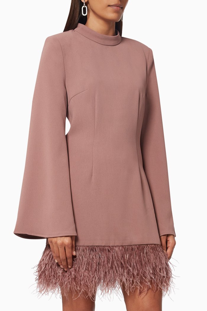 

Aniyah Dress in Crepe, Neutral