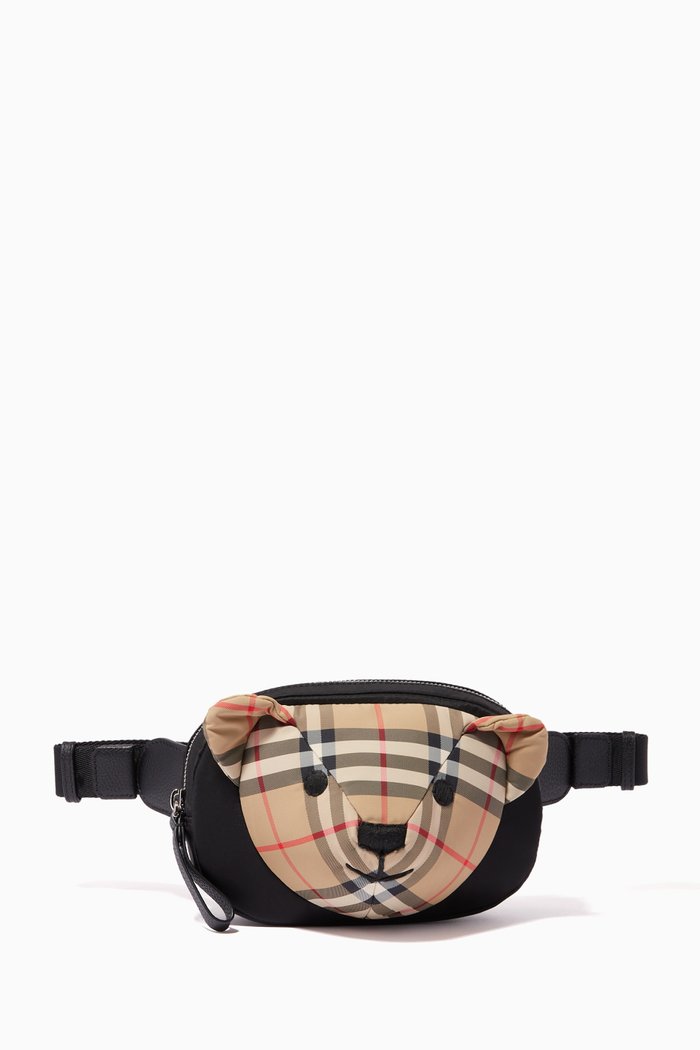 

Belt Bag with Vintage Check Thomas Bear in ECONYL®, Neutral
