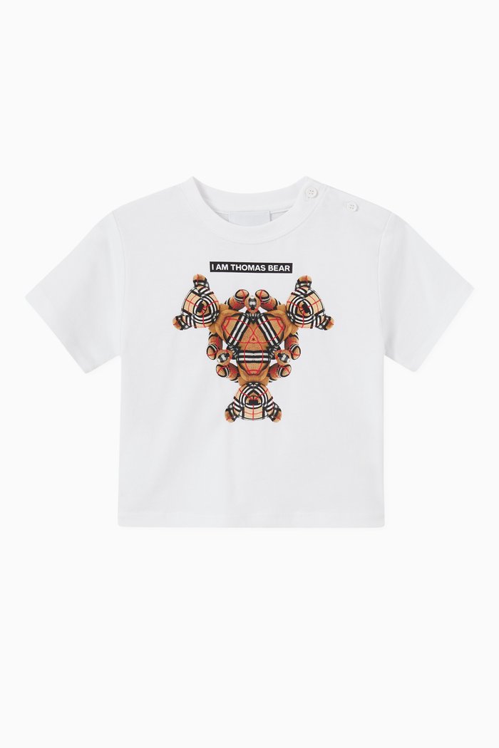 

Thomas Bear T-shirt in Cotton, White