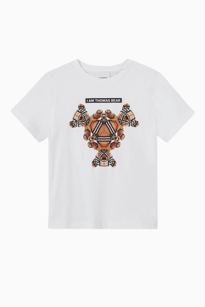 

Thomas Bear T-shirt in Cotton, White