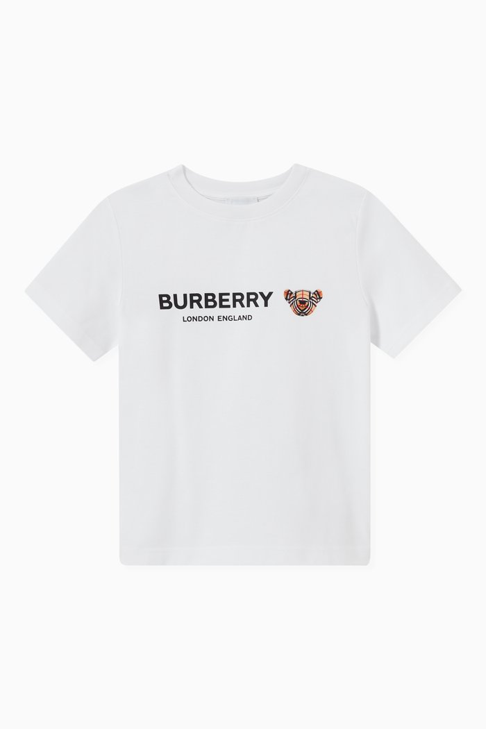 

Thomas Bear T-shirt in Cotton, White