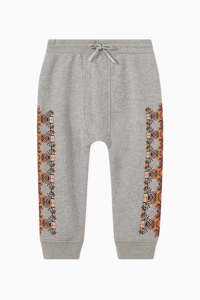 

Thomas Bear Jogging Pants in Cotton, Grey