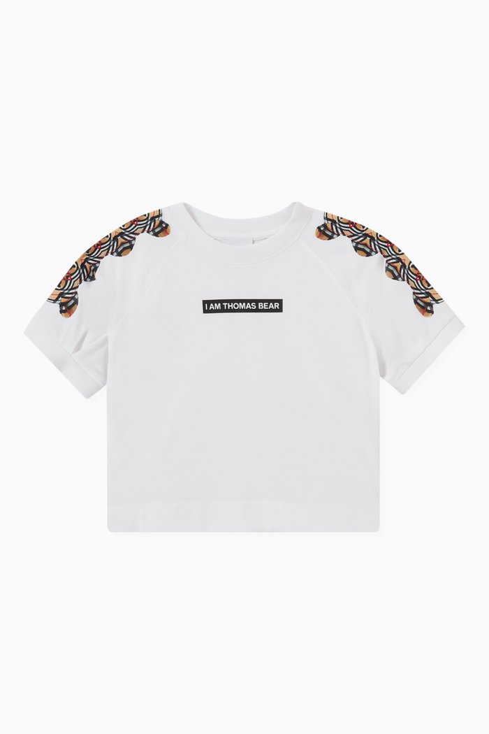 

Thomas Bear Top in Cotton, White