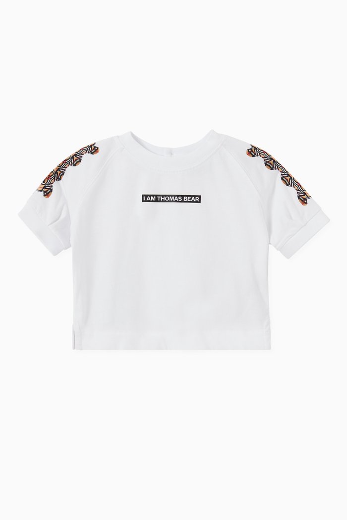 

Thomas Bear Top in Cotton, White