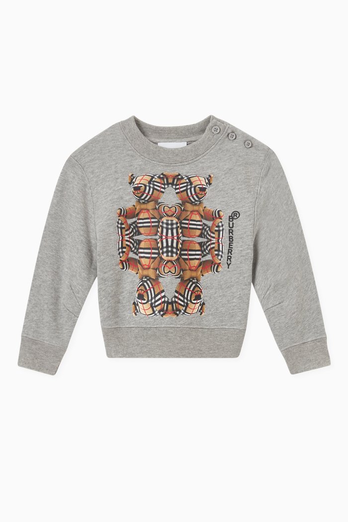 

Thomas Bear Sweatshirt in Cotton, Grey