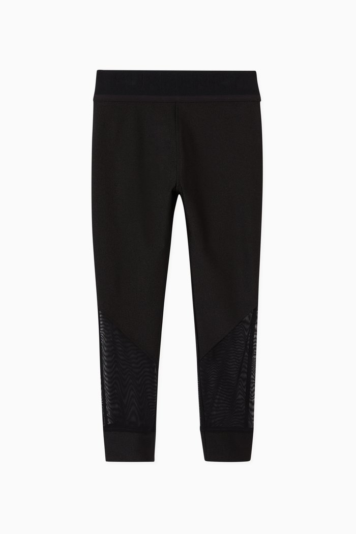 

Logo Knit Leggings, Black