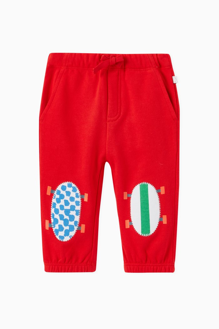 

Skateboards Joggers in Organic Cotton Fleece, Red