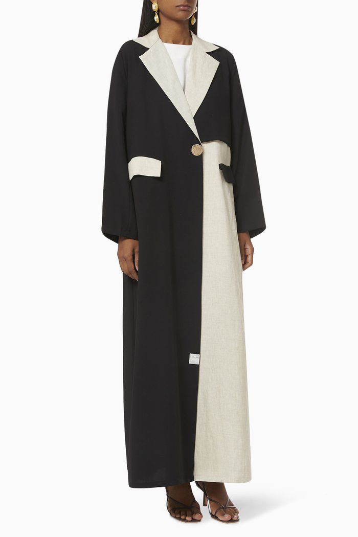

Two Tone Jacket in Crepe, Multicolour