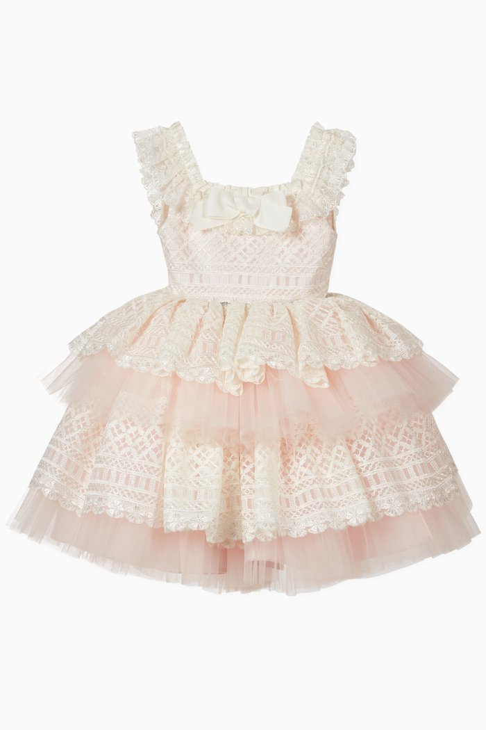 

Zinnia Dress in Tulle, White