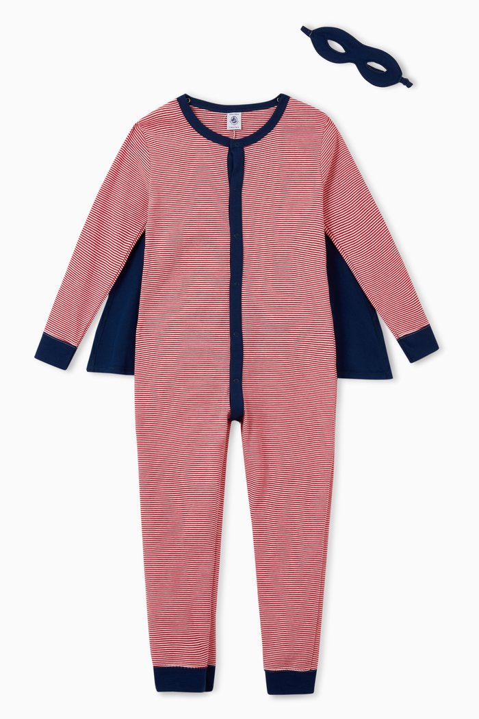 

Superhero Fancy Dress Jumpsuit in Cotton, Multicolour