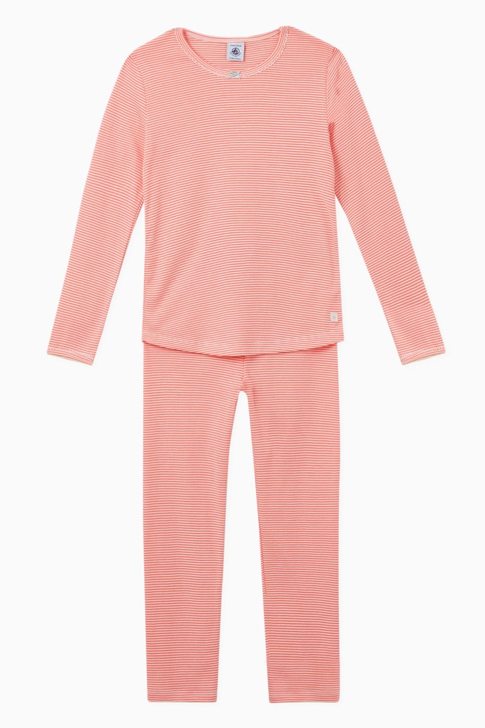 

Peachy Pyjama Set in Cotton, Pink