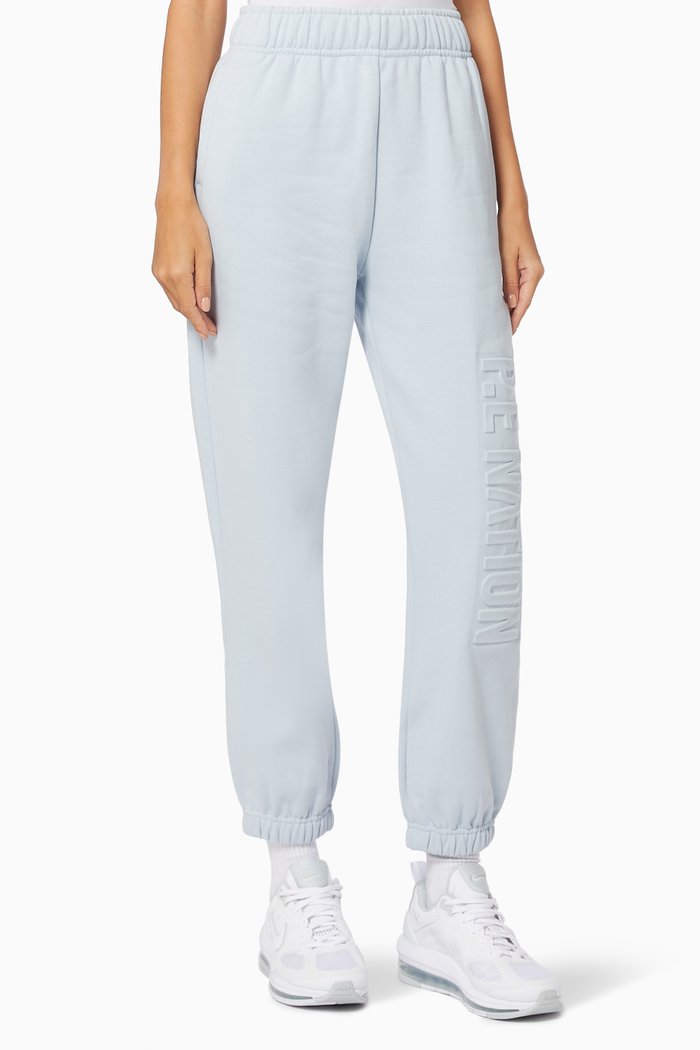 

Fadeaway Trackpants in Brushed Fleece, Blue