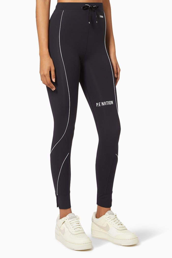 Pivot Leggings in Recycled Nylon, Black