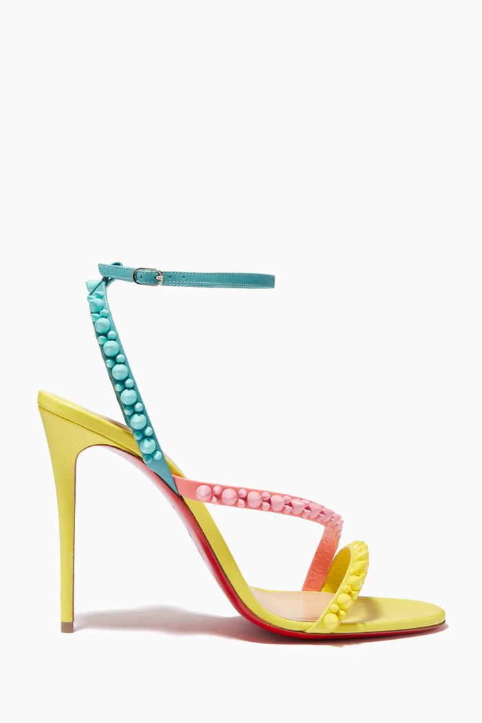 

Mafaldina Spikes 100 Sandals in Nappa, Multicolour
