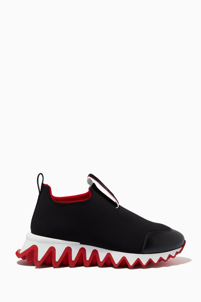 

Tiketa Run Sneakers in Leather, Black