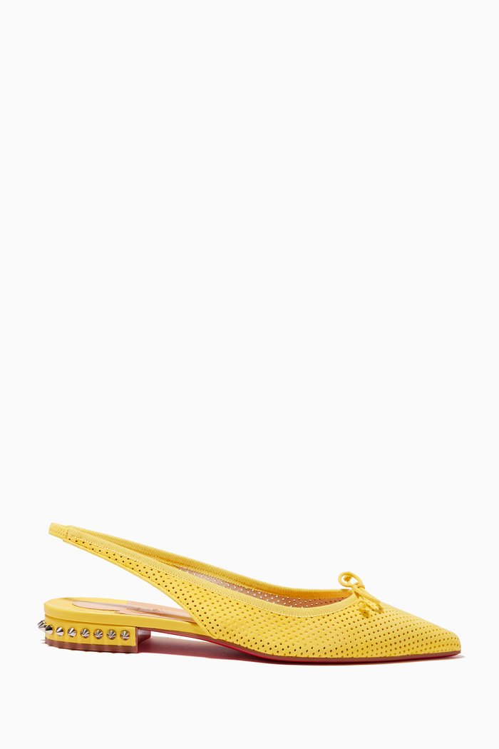 

Hall Sling Flats in Nappa, Yellow
