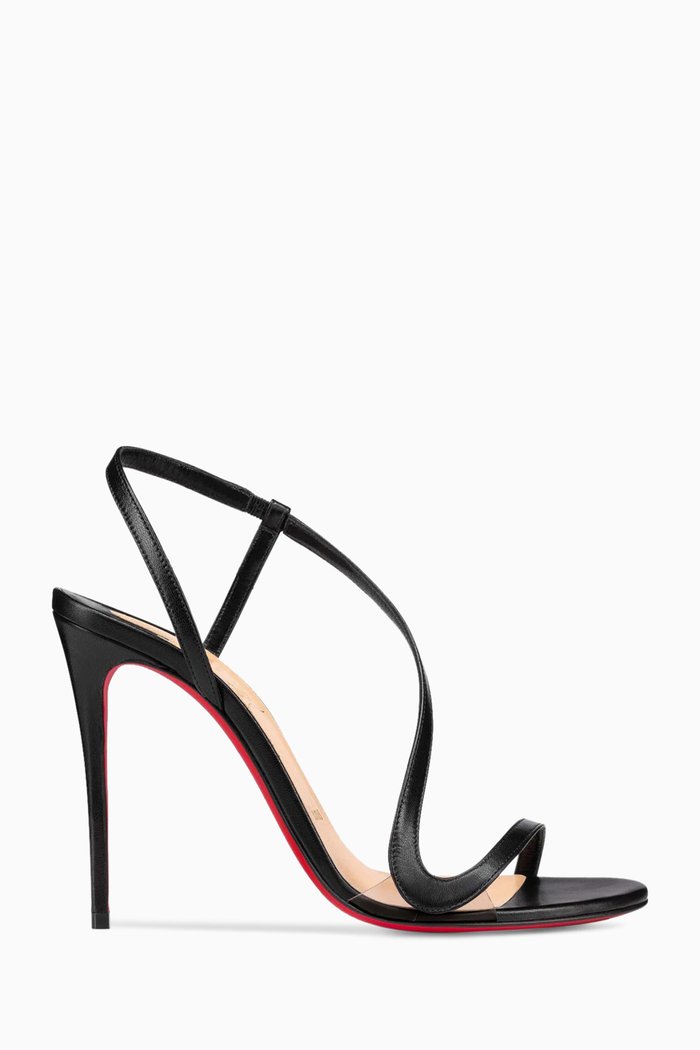 

Rosalie 100 Sandals in Leather, Black