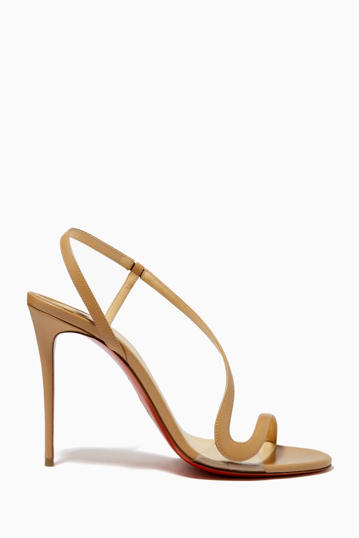 

Rosalie 100 Sandals in Leather, Pink
