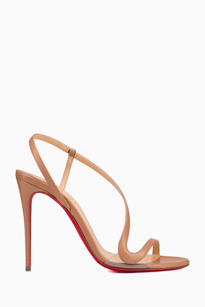 

Rosalie 100 Sandals in Leather, Neutral