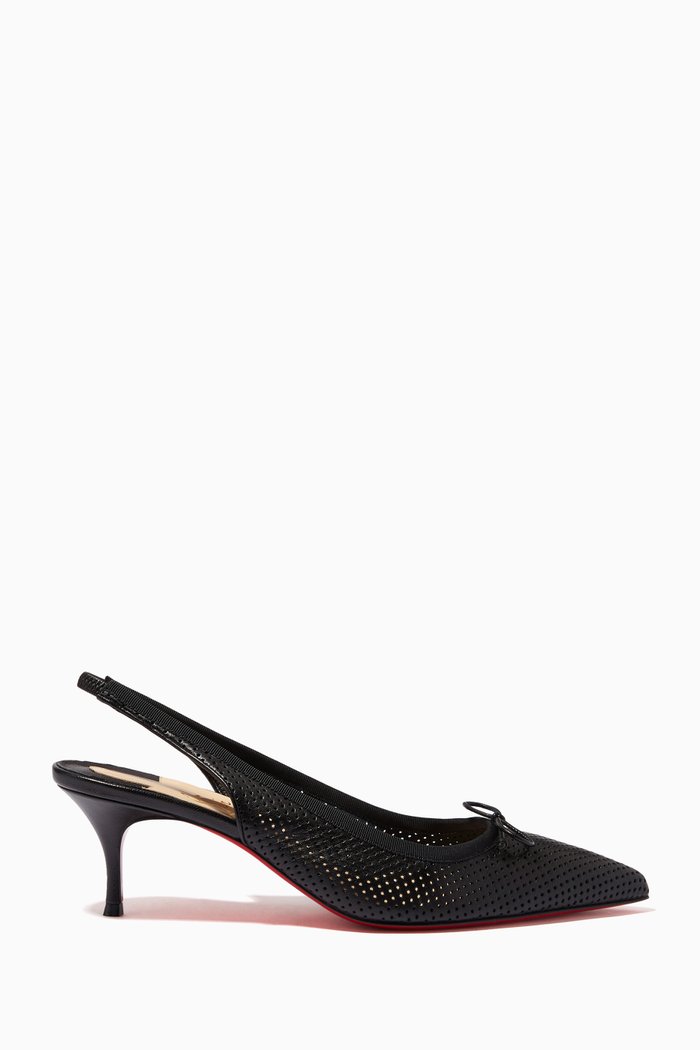 

Hall 55 Sling Pumps in Nappa, Black