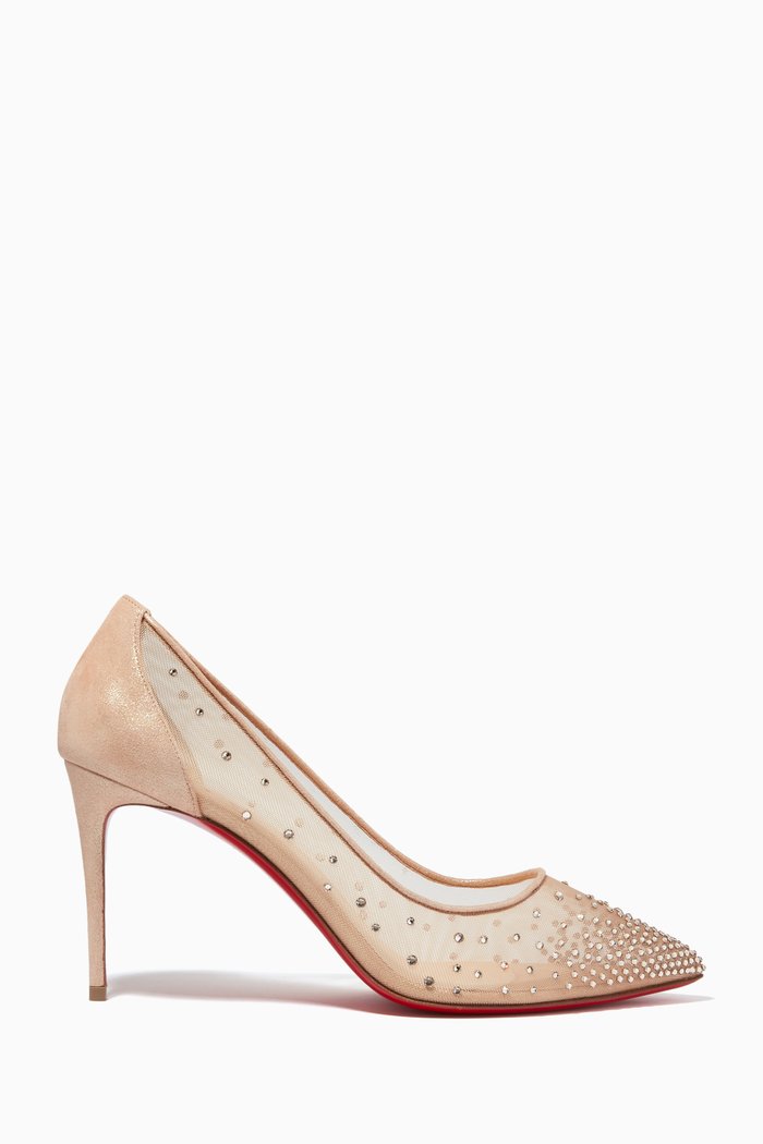

Follies Strass 85 Pumps in Rete, Pink