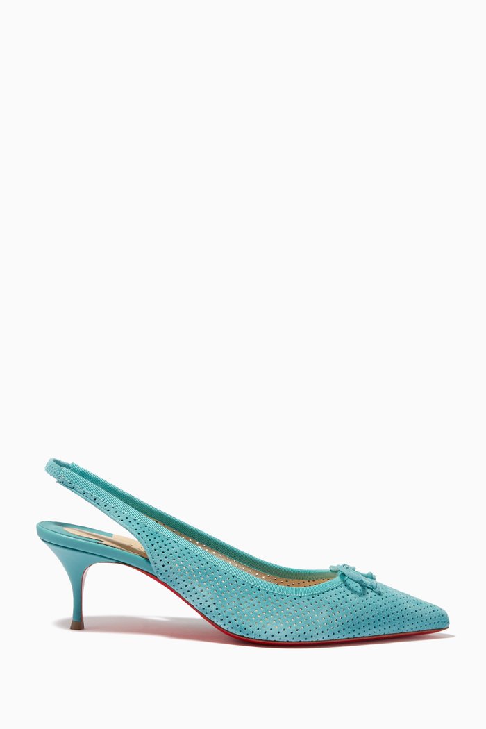 

Hall Sling 55 Pumps in Suede, Green