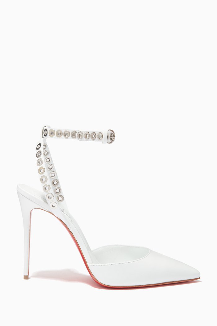 

Pumpaclou 100 Pumps in Leather, White