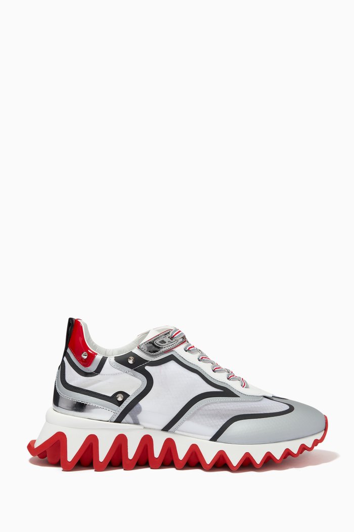 

Sharkina Sneakers in Fishnet, Silver