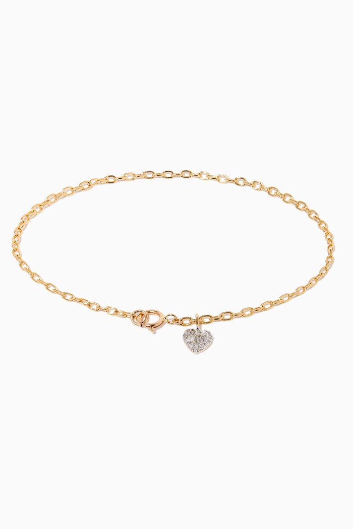

Heart of the Matter Dangling Bracelet in 14kt Yellow Gold