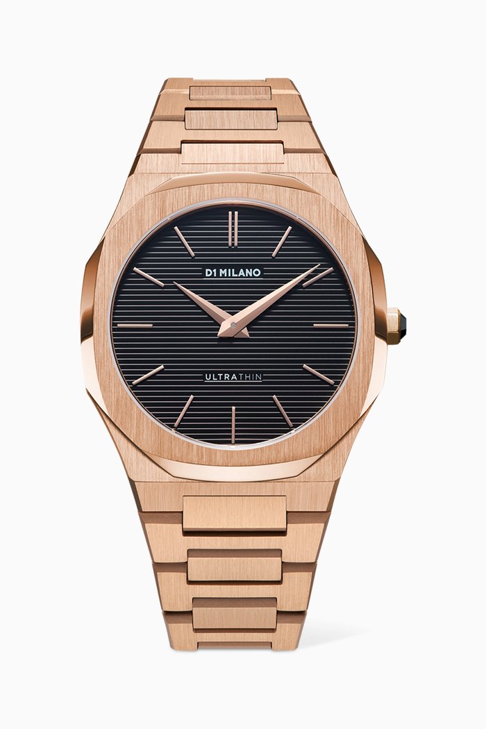 

Ultra Thin Bracelet Watch, 40mm, Rose gold
