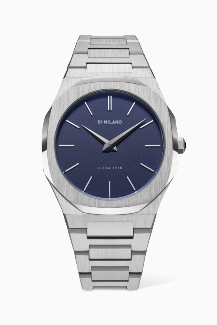 

Ultra Thin Bracelet Watch, 38mm, Silver