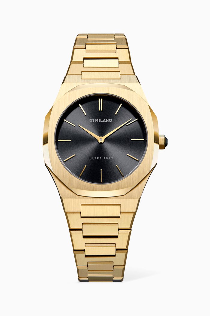 

Ultra Thin Bracelet Watch, 34mm, Gold