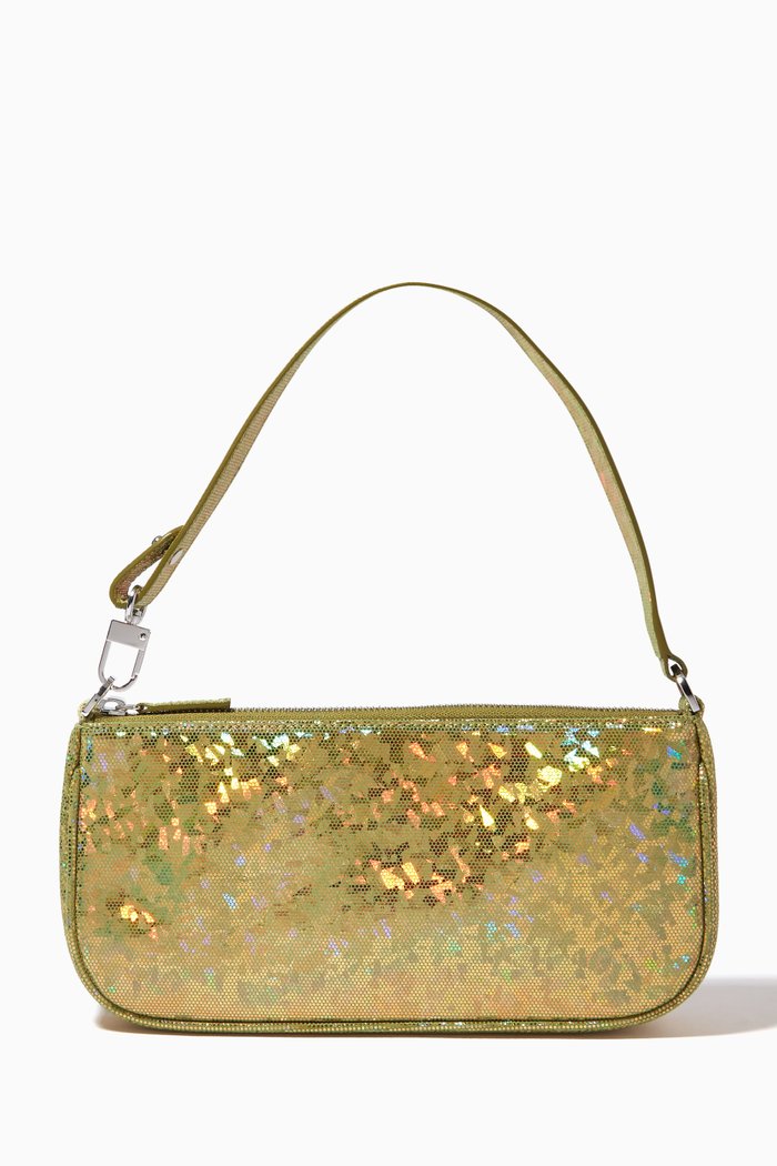 

Rachel Bag in Hologram Leather, Gold