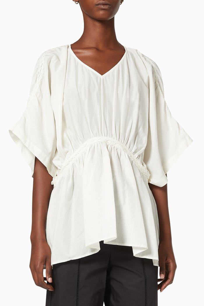 

Silas Blouse in Pima Cotton, Neutral