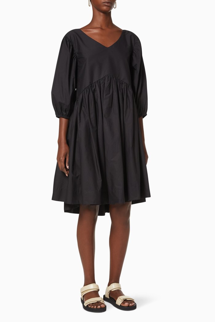 

Miller Dress in Pima Cotton, Black