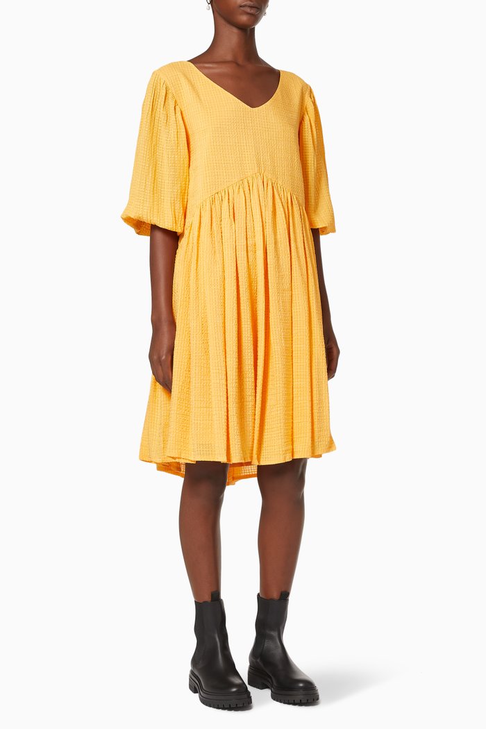 

Miller Dress in Pima Cotton, Orange