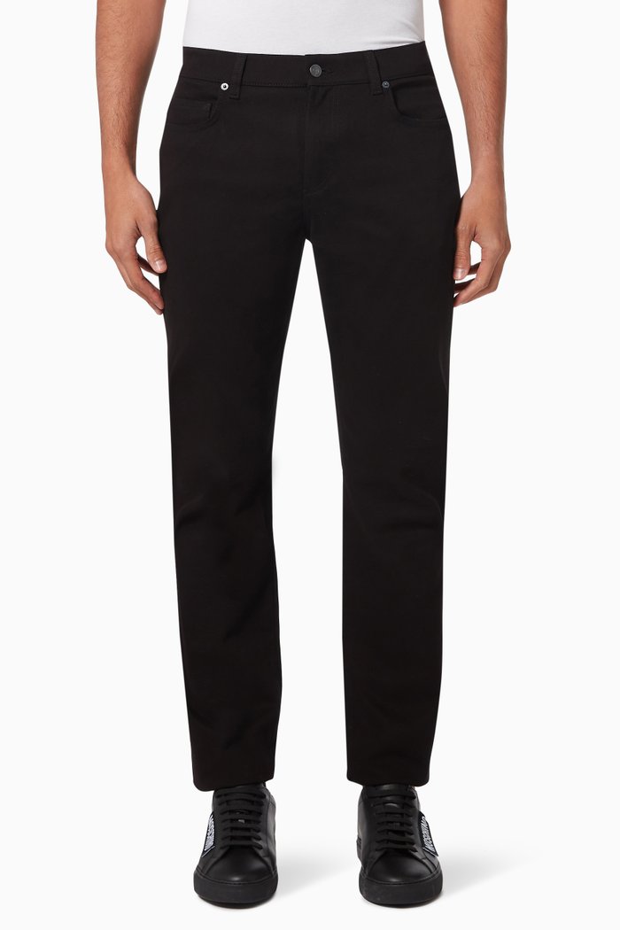 

Label Jeans in Cotton Poplin, Black