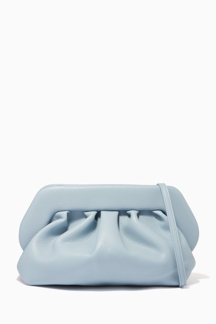 

Bios Pouch in Grained Vegan Leather, Blue