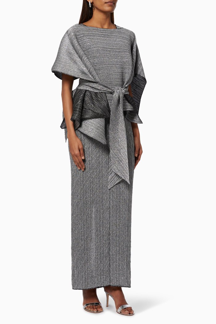

Kallista Cape & Gown Set, Silver